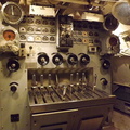 A Woodward Governor Company submarine control system(upper center of the control area).