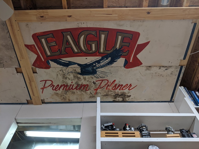 The Stevens Point Brewery's Eagle Premium Pilsner Beer.