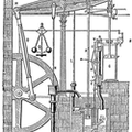 A Steam Engine drawing manufactured by Boulton & Watt, circa 1784.