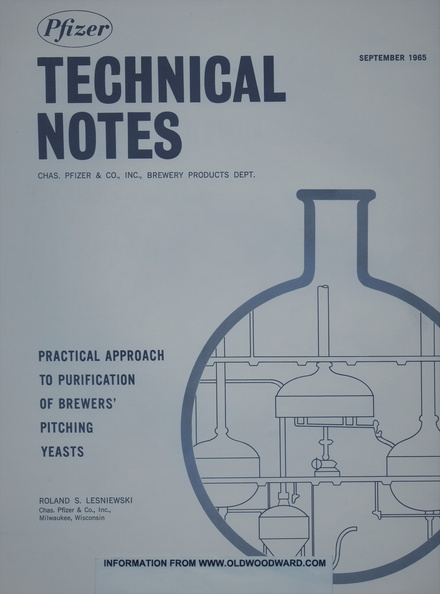 Brewer Brad's technical notes from the archives.