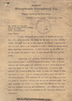 A 1938 letter from the oldwoodward.com archives.