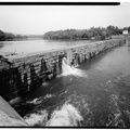 VIEW OF DAM NO. 5 Taken by Jet Lows, HAER staff photographer, September 1980 - Dam No. 5 Hydroelectric Plant, On Potomac River, Hedgesville, Berkeley County, WV HAER WVA,2-HEDVI.V,1-48.tif