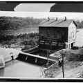 Photocopy of photograph, October 22, 1933. VIEW OF POWER HOUSE, FOREBAY AND RIVER. (Courtesy of the Potomac Edison Company Library (Hagerstown, MD), Historical Data Files, Dam HAER WVA,2-HEDVI.V,1-49.tif