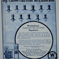WESTINGHOUSE COMPANY AD, CIRCA 1919.