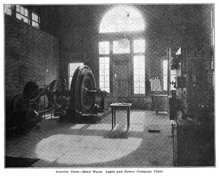 A run of the river small hydro-electric power plant from 1915.