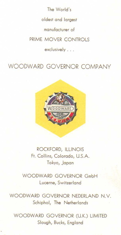 Woodward history through the years...