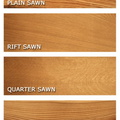 Types of wood cuts for making beer barrels.