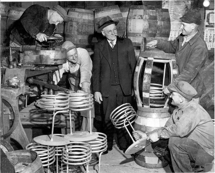Frank J Hess and Son's Cooperage business in operation for 62 years(1904-1966)..jpg
