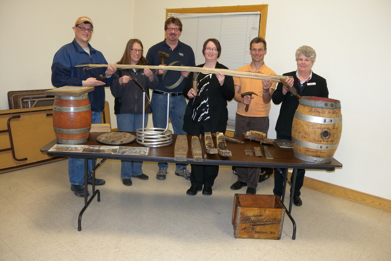 Photo from the Frank J. Hess and Sons Cooperage presentation.