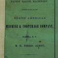 NORTH AMERICAN MACHINE & COOPERAGE COMPANY.