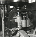A Pelton type 0-5 governor removed and converted to a Woodward HT-UG8 governor control system.