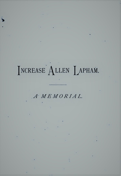 Increase Allen Lapham(1811-1857).