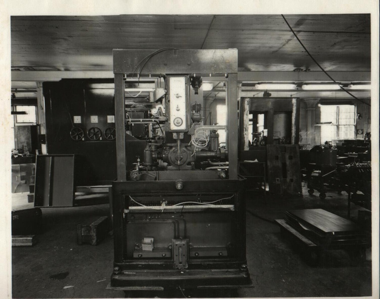 Woodward Governor Company actuator on assembly floor at 250 Mill Street in Rockford Illinois_ Circa 1940.jpg