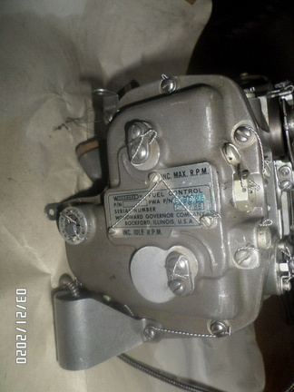 Brad's Woodward jet engine governor from patent number 3,019,602.