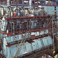 World's largest diesel engine with Woodward fuel control components.