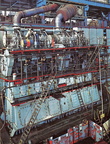 World's largest diesel engine with Woodward fuel control components.