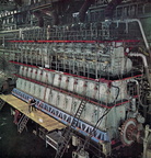 World's largest diesel engine with a Woodward PG-500 series fuel control governor system.