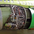 A CFM56-2 SERIES JET ENGINE WITH A WOODWARD MEC.