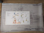 Vintage mechanical drawings of Woodward governor systems.