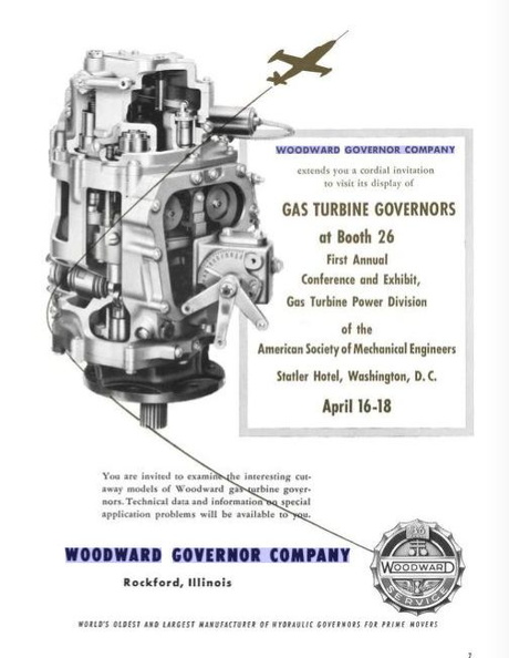 Woodward Gas Turbine Governor History.