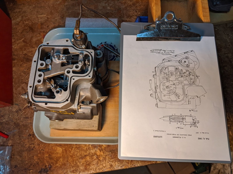 Looking at the governor and patent drawing.