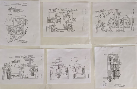 Brad's white board patent project on Woodward jet engine fuel controls.