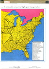 Map of Railroads in the U.S.A.