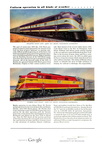 A slice of diesel electric locomotve history in color.