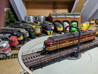 A few more vintage diesel locomotives on Brad's model railroad.