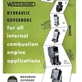 The Woodward Governor Company's Hydraulic Governors for diesel engines.