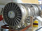 A Pratt & Whitney TF30 series turbofan jet engine.