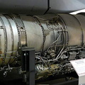 A Pratt & Whitney TF30 series turbofan jet engine.
