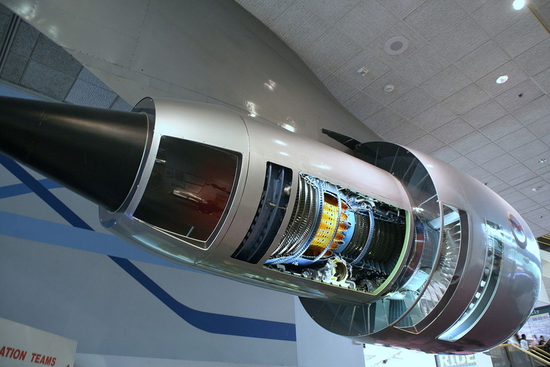 A Pratt & Whiney TF30 turbofan jet engine..jpg