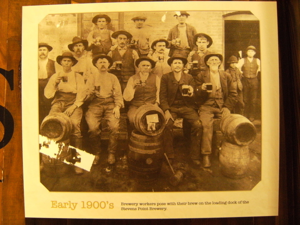 A few Stevens Point Brewery workers from along time ago.