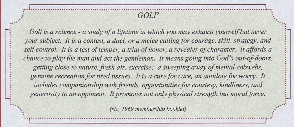 The Art and Science of Golf.