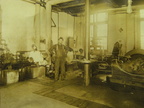 The Stevens Point Brewery's engine room in the 1900's.