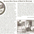 Badger Bars and Brewery history project.