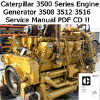 A Caterpiller 3500 series diesel engine witha Woodward fuel control system.