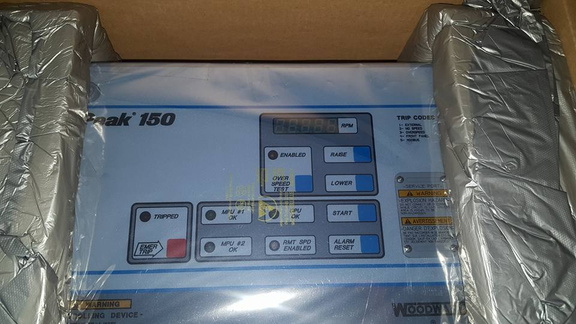 A new Woodward Governor Company Peak 150 series digital governor system.