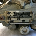 A Chandler Evans Company jet engine governor fuel control system.