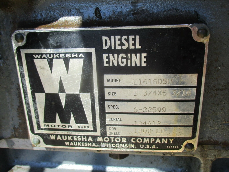 WAUKESHA MODEL L1616DSU DIESEL ENGINE.   0.jpg