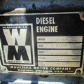 WAUKESHA MODEL L1616DSU DIESEL ENGINE.   
