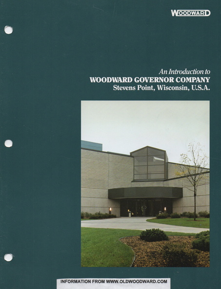 An introduction to the Woodward Governor Company.