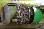 A CFM56-3 series jet engine with a Woodward Main Engine Fuel Control System.