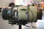 A Williams International FJ44 series jet engine controlled by a Woodward fuel control system.