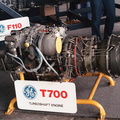 The GE T700 series gas turbine engine.