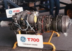 The GE T700 series gas turbine engine.