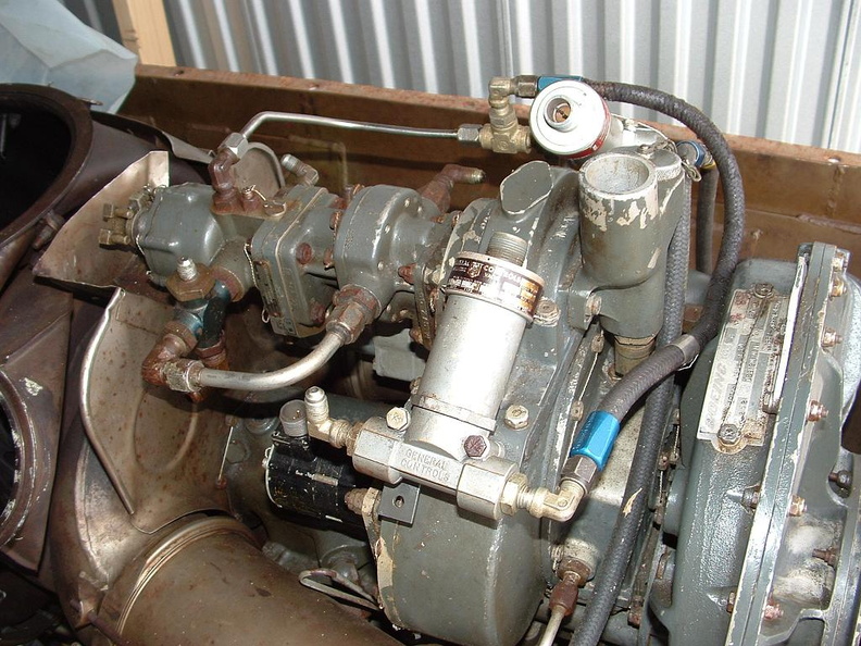 Boeing 502-6 series jet engine with Woodward fuel control.  2.jpg