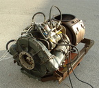 Boeing 502-6 series jet engine with Woodward fuel control.  4