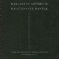 Marquette Hydraulic Governor Operation Manual.